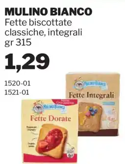 GrosMarket Mulino Bianco Fette biscottate classiche, integrali offerta