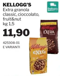 GrosMarket Kellogg's Extra granola classic, cioccolato, fruit&nut offerta