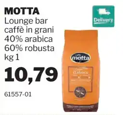 GrosMarket Motta Lounge bar caffè in grani offerta