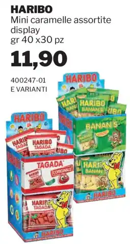 GrosMarket Haribo mini caramelle assortite offerta