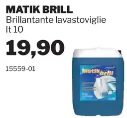 GrosMarket Matik Brill brillantante lavastoviglie offerta