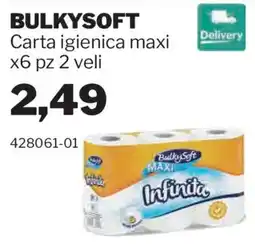 GrosMarket Carta igienica maxi BulkySoft offerta
