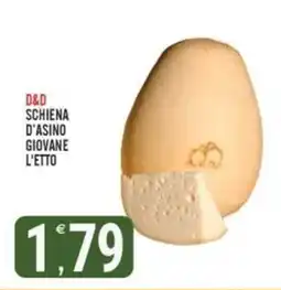Tutto Buono D&D Schiena d'asino giovane offerta