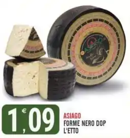 Tutto Buono Asiago Forme Nero Dop offerta