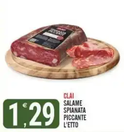 Tutto Buono Clai salame spianata piccante offerta