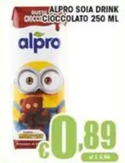 Sacoph Alpro soia drink cioccolato offerta