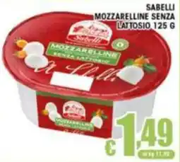 Sacoph Mozzarelle senza lattosio Sabelli offerta