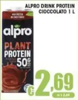 Sacoph Alpro drink protein cioccolato offerta