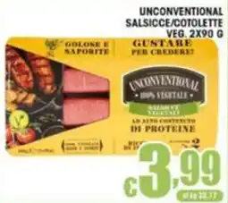 Sacoph Unconventional salsicce/cotolette veg. offerta