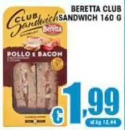 Sacoph Beretta Club Sandwich Pollo e Bacon offerta