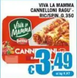 Sacoph Viva la Mamma Cannelloni Ragu' offerta