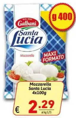 Ipercarni Mozzarella Santa Lucia offerta
