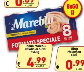 Tonno Mareblu all'olio di oliva