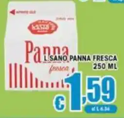 Sacoph L Sano panna fresca offerta