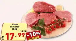 Ipercarni Sirloin di manzo offerta