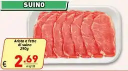 Ipercarni Arista a fette di suino offerta