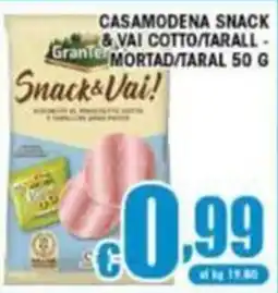 Sacoph Graniter Snack&Vai! Mortad/Taral offerta