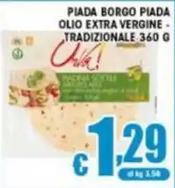 Sacoph Piada Borgo Piada Olio Extra Vergine Tradizionale offerta