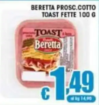 Sacoph Toast Beretta offerta