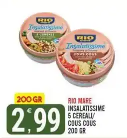 Tutto Buono Rio mare insalatissime 5 cereali/ cous cous offerta