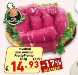 Ipercarni Involtini alla romana PrestoPronto offerta