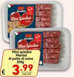 Ipercarni Mini spiedini Martini offerta