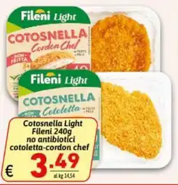 Ipercarni Cotosnella Light Fileni offerta