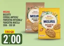 Tutto Buono Biscotti integrali Misura offerta