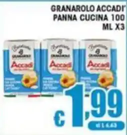 Sacoph Granarolo Accadi Panna Cucina offerta
