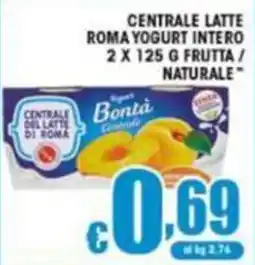 Sacoph Yogurt intero frutta naturale offerta