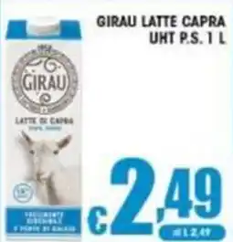Sacoph Girau latte di capra offerta