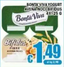 Sacoph Bontà Viva Yogurt Avena Noci Bifidus offerta