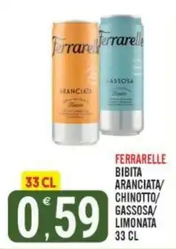 Tutto Buono Ferrarelle bibita aranciata chinotto gassosa limonata offerta