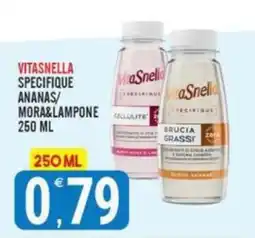 Tutto Buono VitaSnella specifiche ananas/mora&lampone offerta