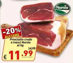 Ipercarni Prosciutto crudo Nursia offerta