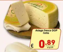 Ipercarni Asiago fresco DOP offerta