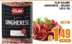 Sacoph Clai Salame Ungherese offerta