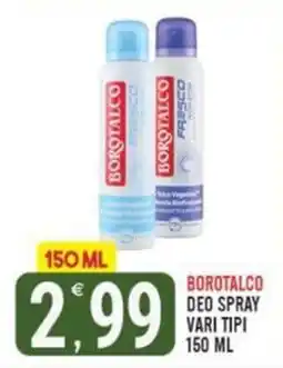 Tutto Buono Borotalco deo spray offerta