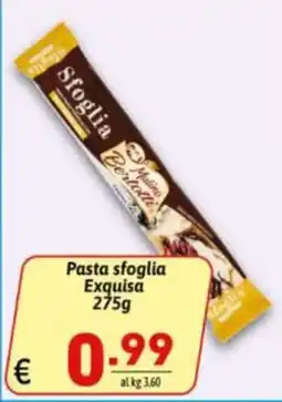 Ipercarni Pasta sfoglia Exquisita offerta