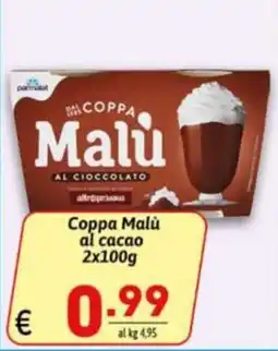 Ipercarni Coppa Malù al cacao offerta