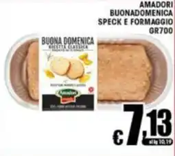 Sacoph Buona domenica speck e formaggio offerta