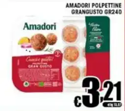 Sacoph Amadori polpette grangusto offerta
