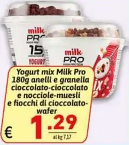 Ipercarni Yogurt mix Milk Pro offerta