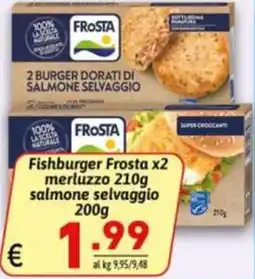 Ipercarni Fishburger Frosta offerta