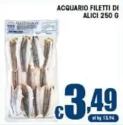 Sacoph Acquario filetti di alici offerta