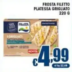 Sacoph Frosta filetto platessa grigliato offerta