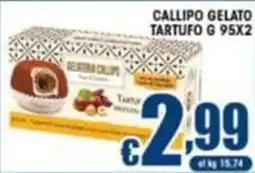 Sacoph Callipo gelato tartufo offerta