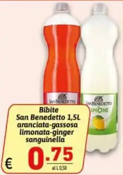 Ipercarni Bibite San Benedetto offerta
