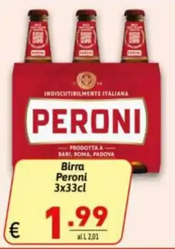 Ipercarni Birra Peroni offerta