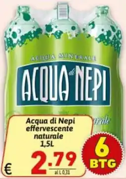 Ipercarni Acqua di Nepi effervescente naturale offerta